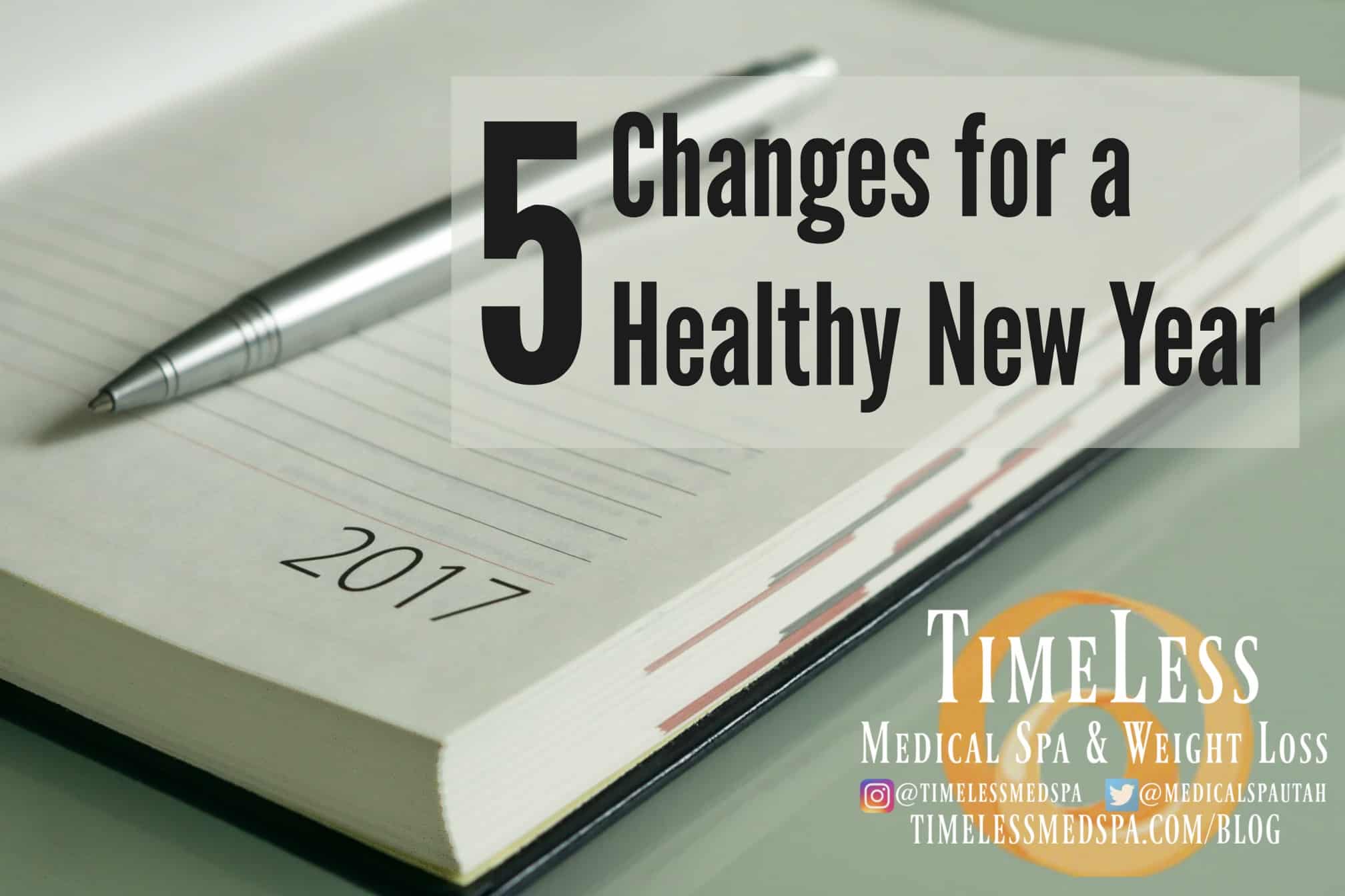 5 Changes for a Healthy New Year | South Ogden, UT | Timeless Med Spa
