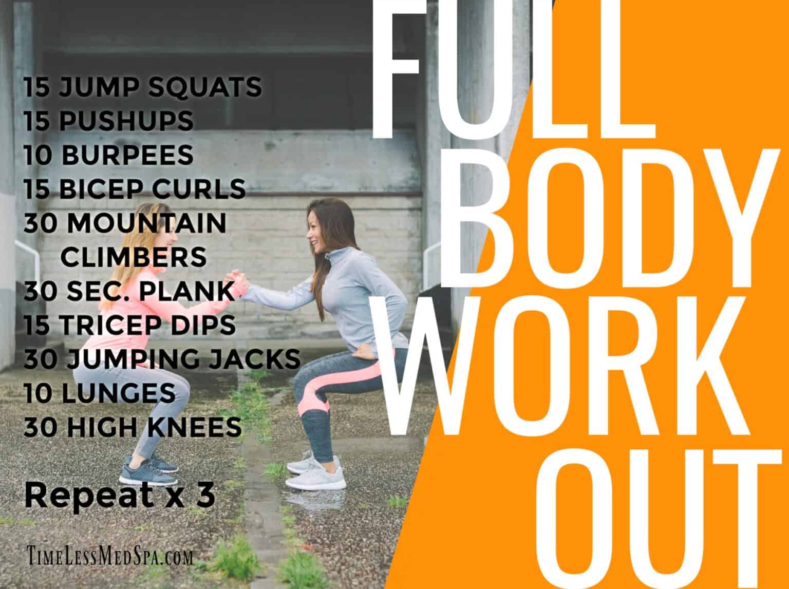 The Best Full Body Workout | South Ogden, UT | Timeless Med Spa
