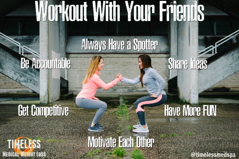 6 Reasons to Workout with Friends | South Ogden, UT | Timeless Med Spa